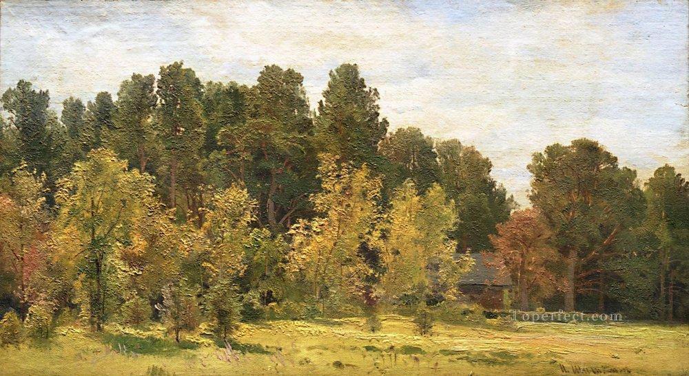 forest edges classical landscape Ivan Ivanovich Oil Paintings